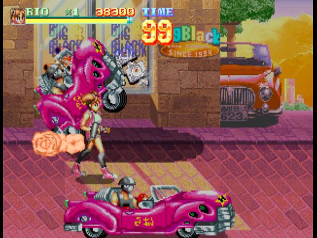 Nekketsu Oyako screenshot 3 for Sega Saturn